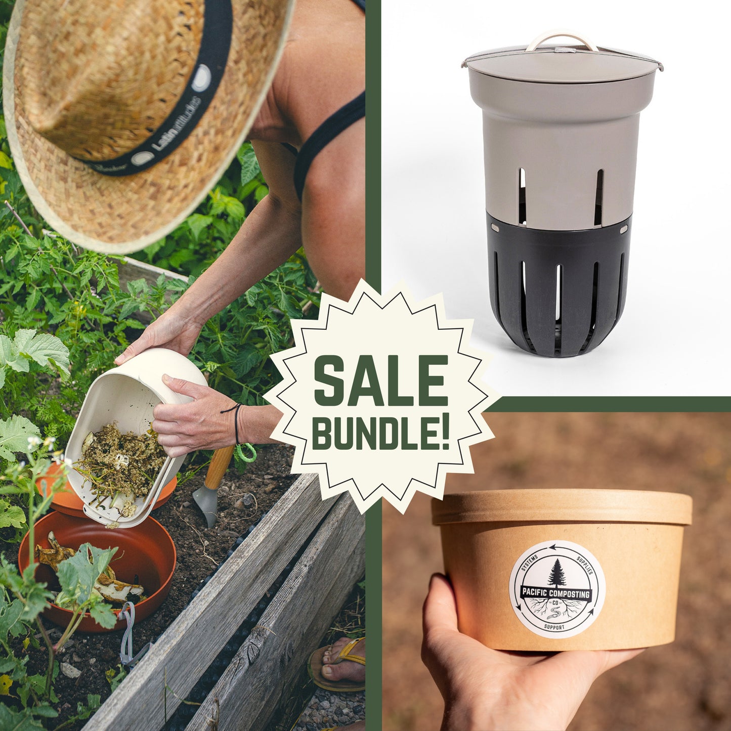 In-Ground Composter w/ Worms Bundle