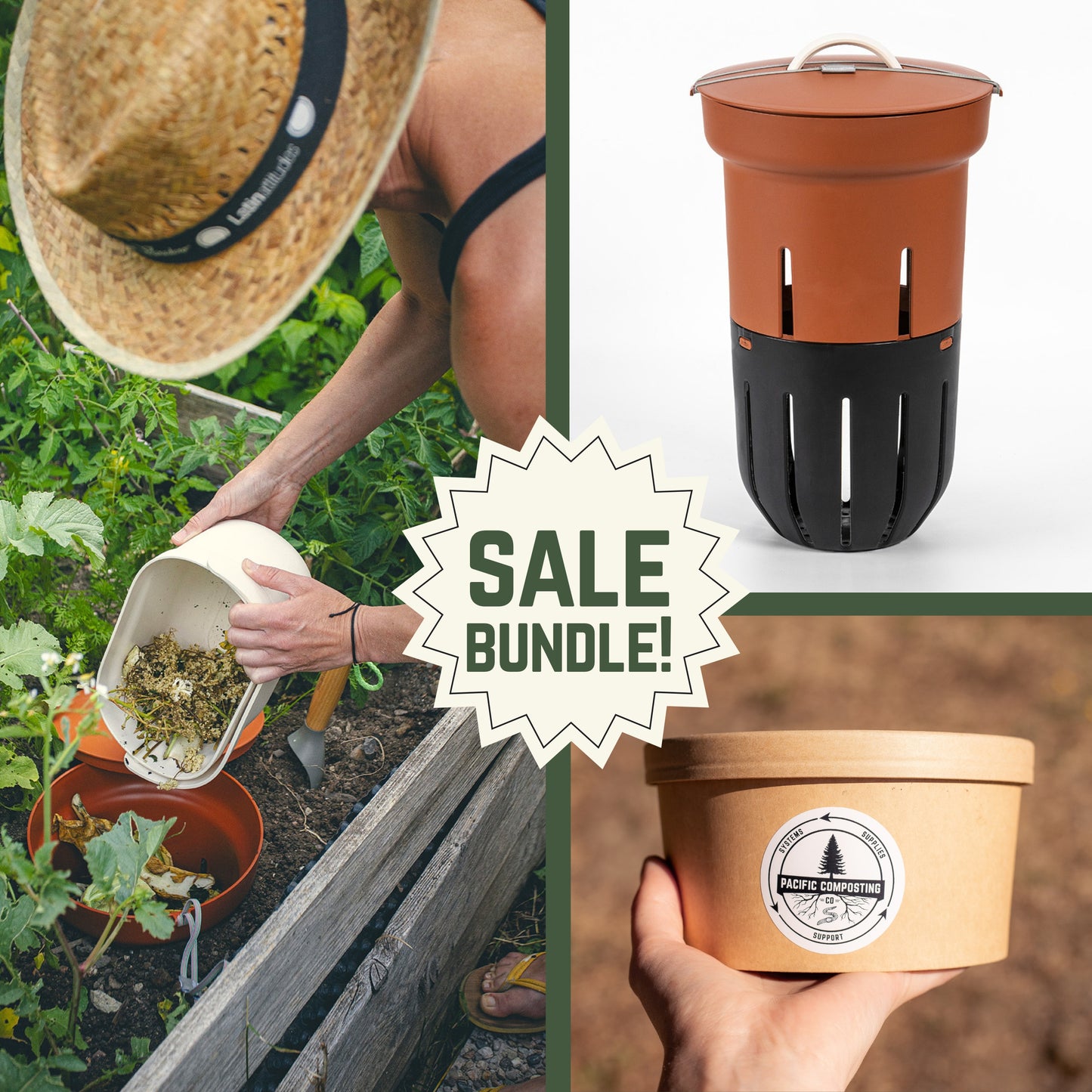 In-Ground Composter w/ Worms Bundle