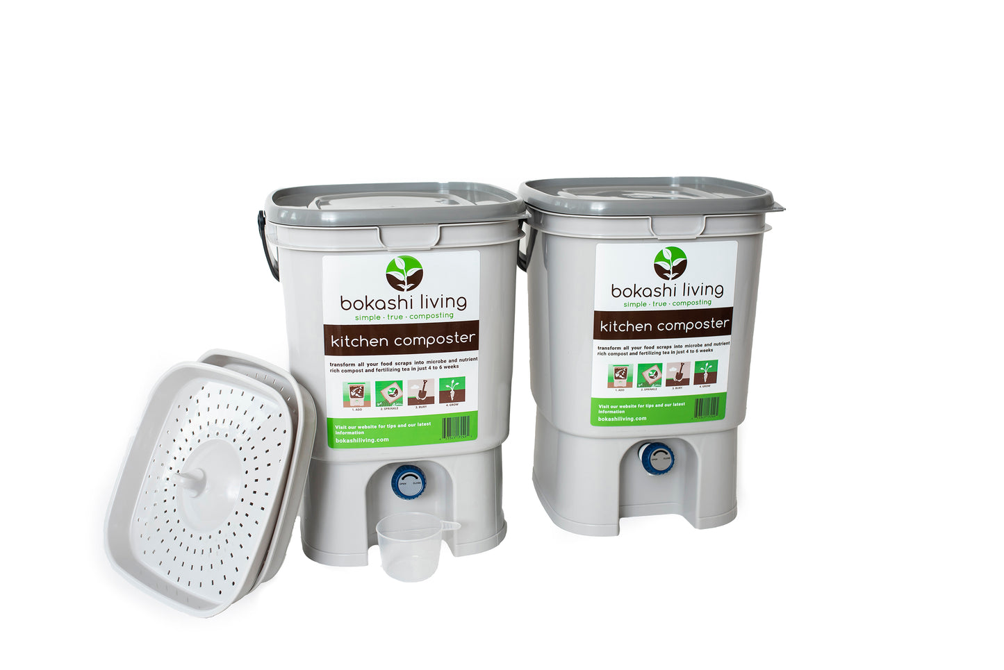 Premium Bokashi Starter Kit - Double Bin