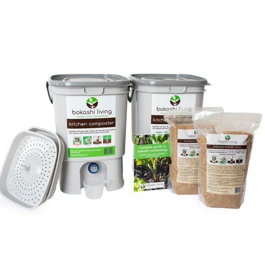 Premium Bokashi Starter Kit - Double Bin