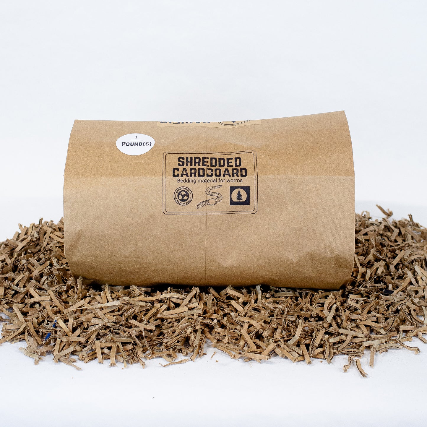 Shredded cardboard