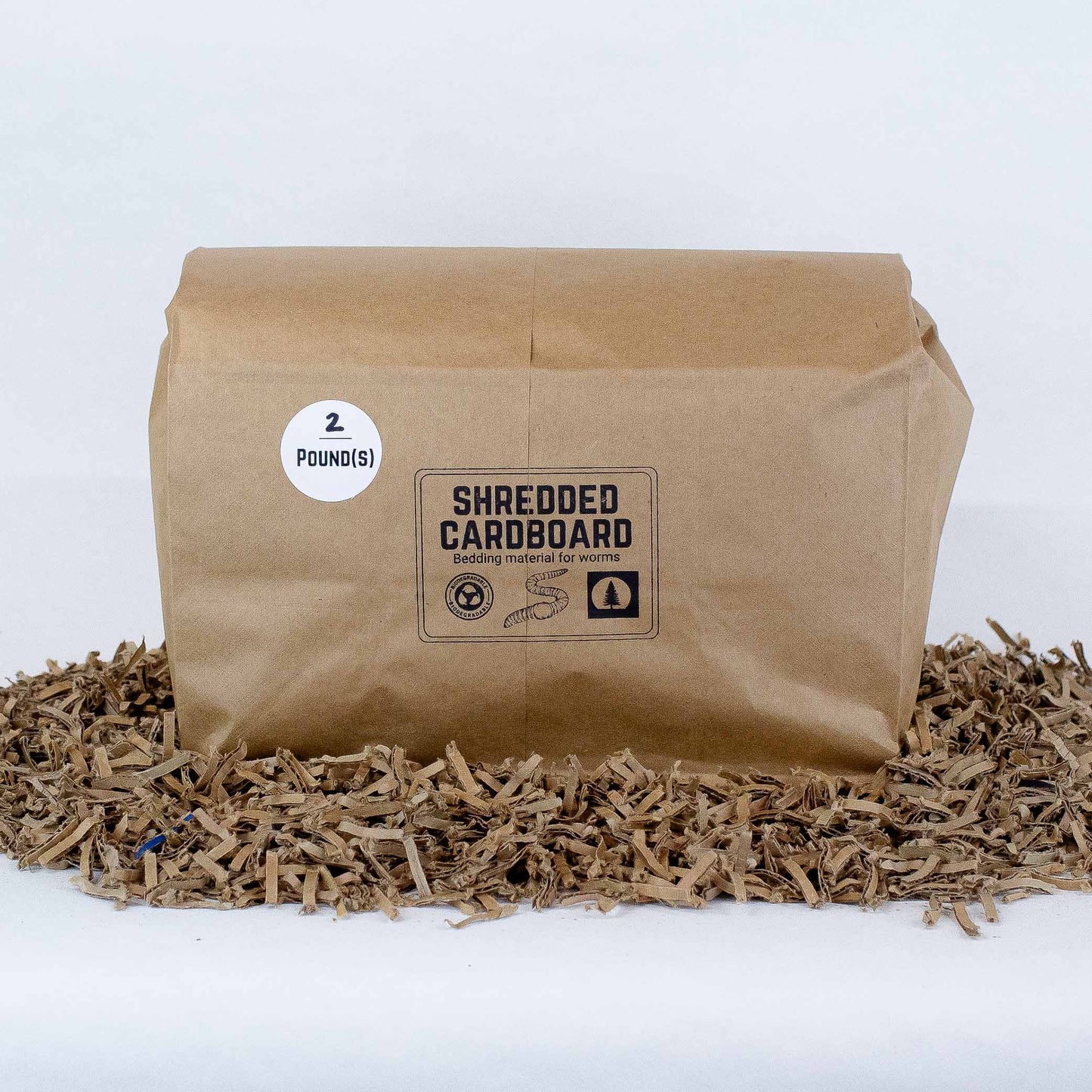 Shredded cardboard