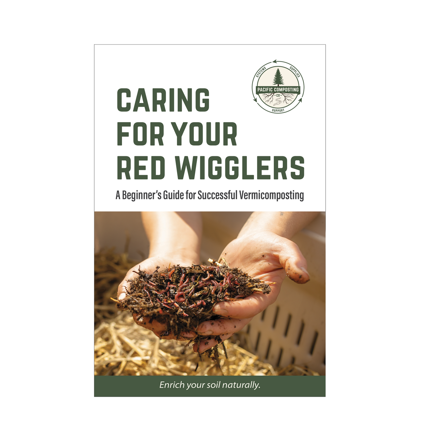 Red Wigglers - Live Composting Worms in Living Material