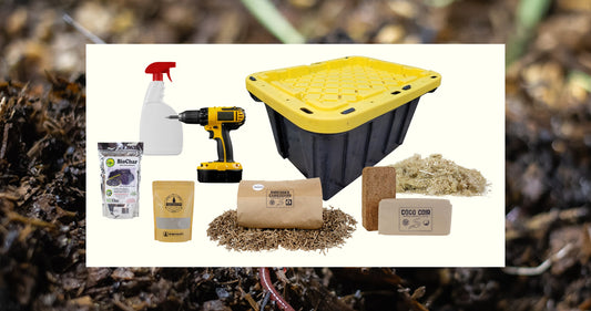 DIY Plastic Worm Composting Bins