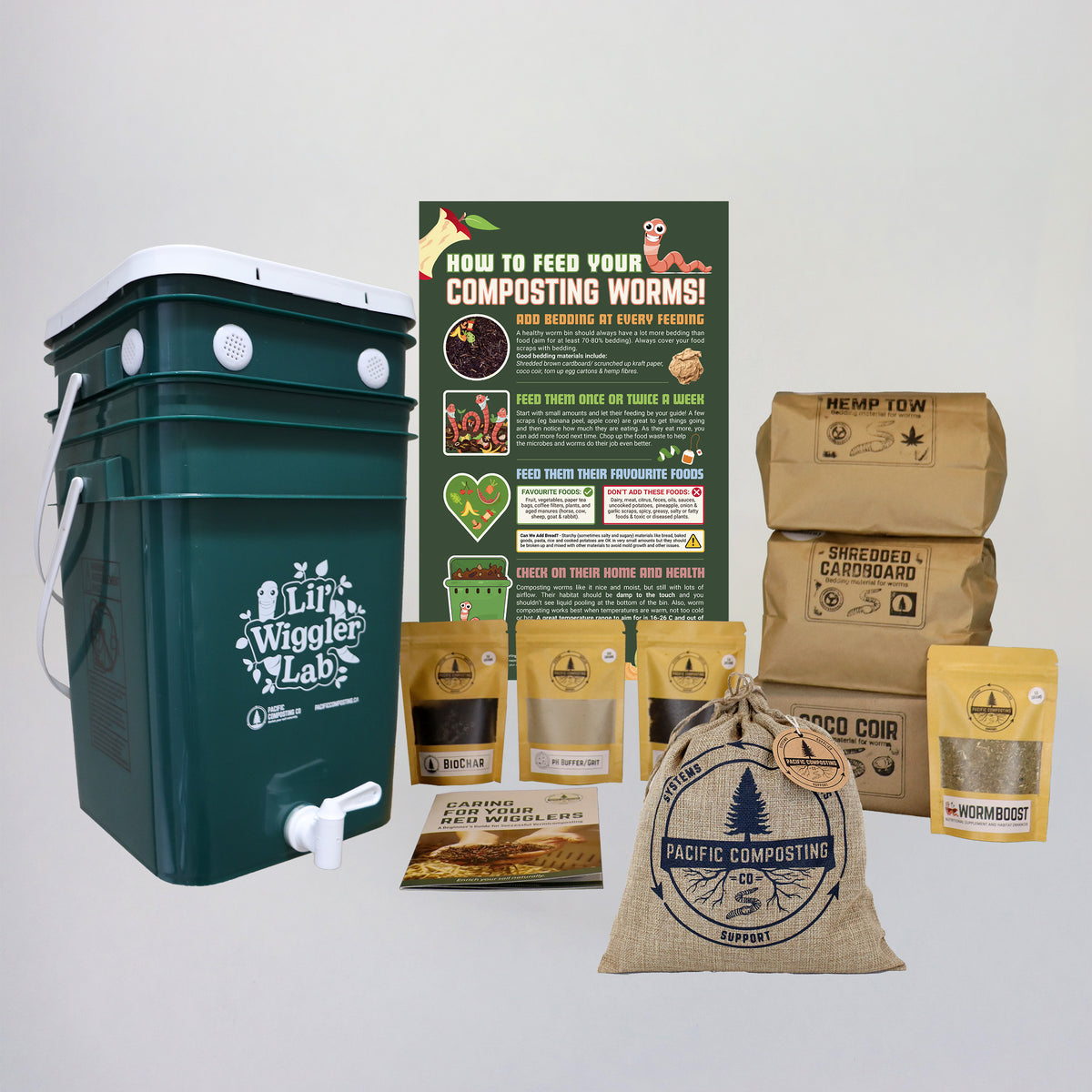 Lil' Wiggler Lab Worm Composting Kit