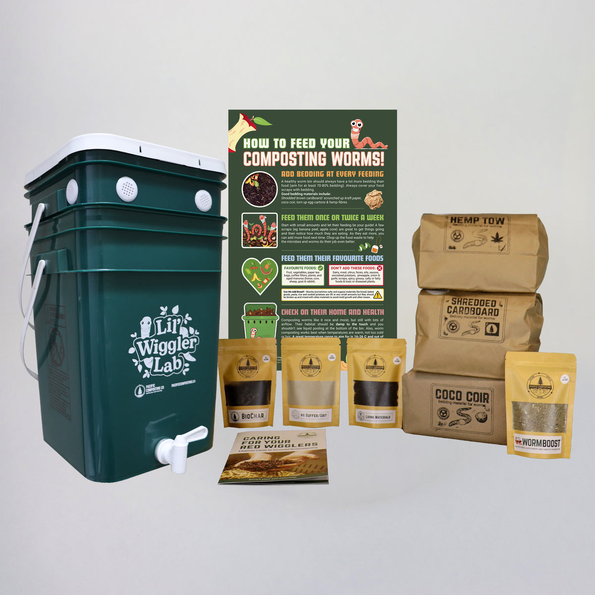 Lil' Wiggler Lab Worm Composting Kit